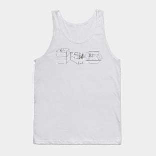 Cats love boxes! Tank Top